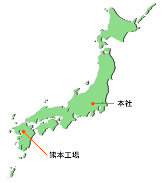 国内拠点を示した図